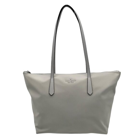 Kate Spade Nimbus Grey Nylon Kitt Tote Bag - Picture 1 of 11